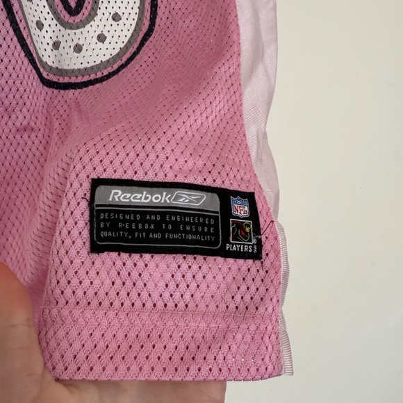 NFL Denver Broncos pink mesh v-neck jersey - Picture 5 of 9